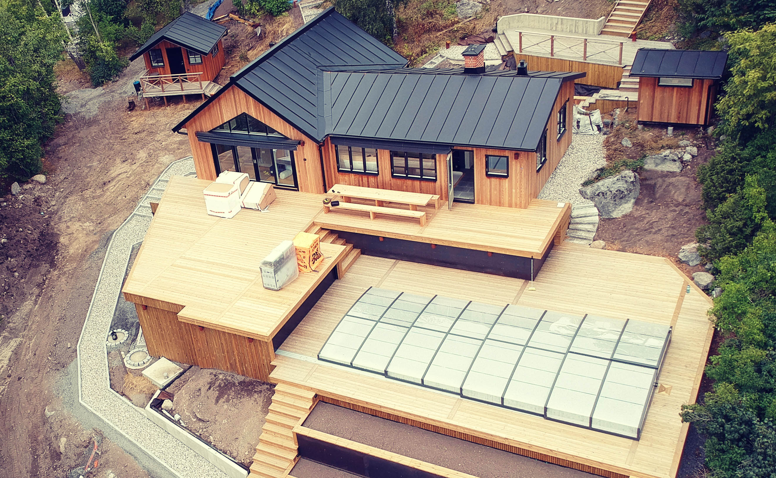 Tillbyggnad på Värmdö